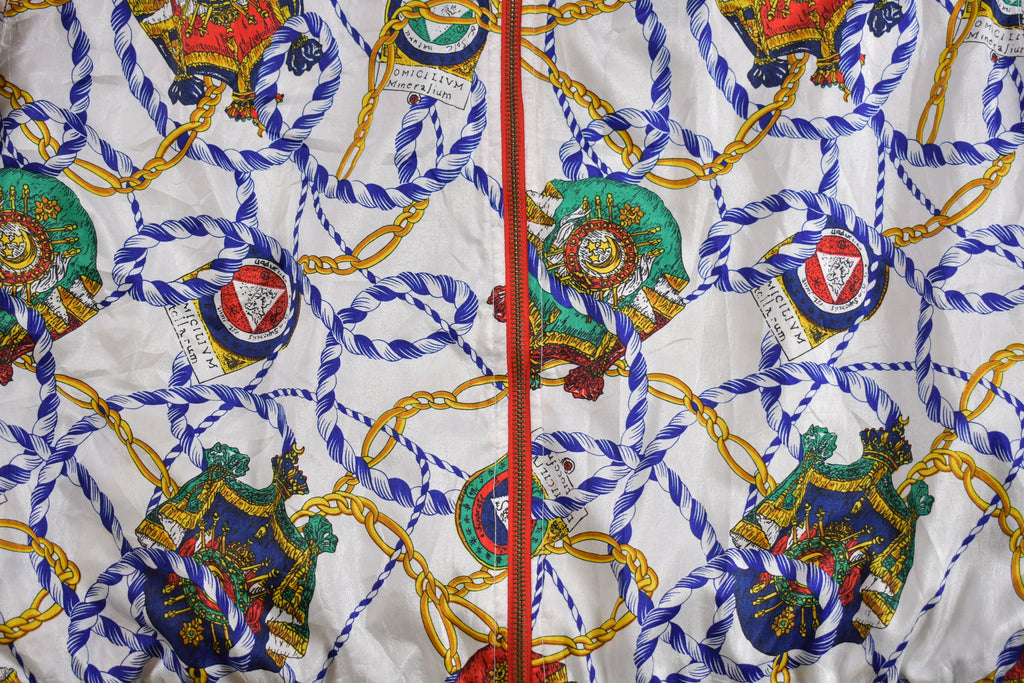Vintage 1990s Equestrian Theme Wind Breaker Jacket