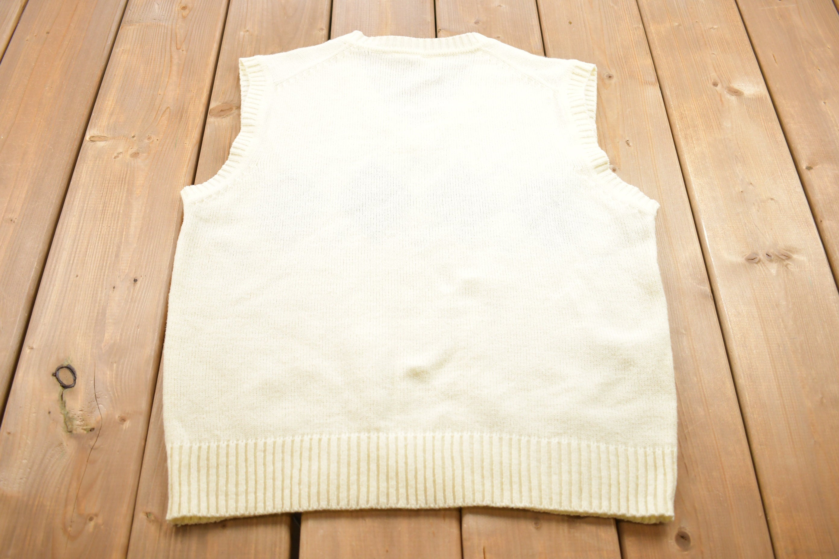 Vintage 1980s Kennington Knitted Sweater Vest