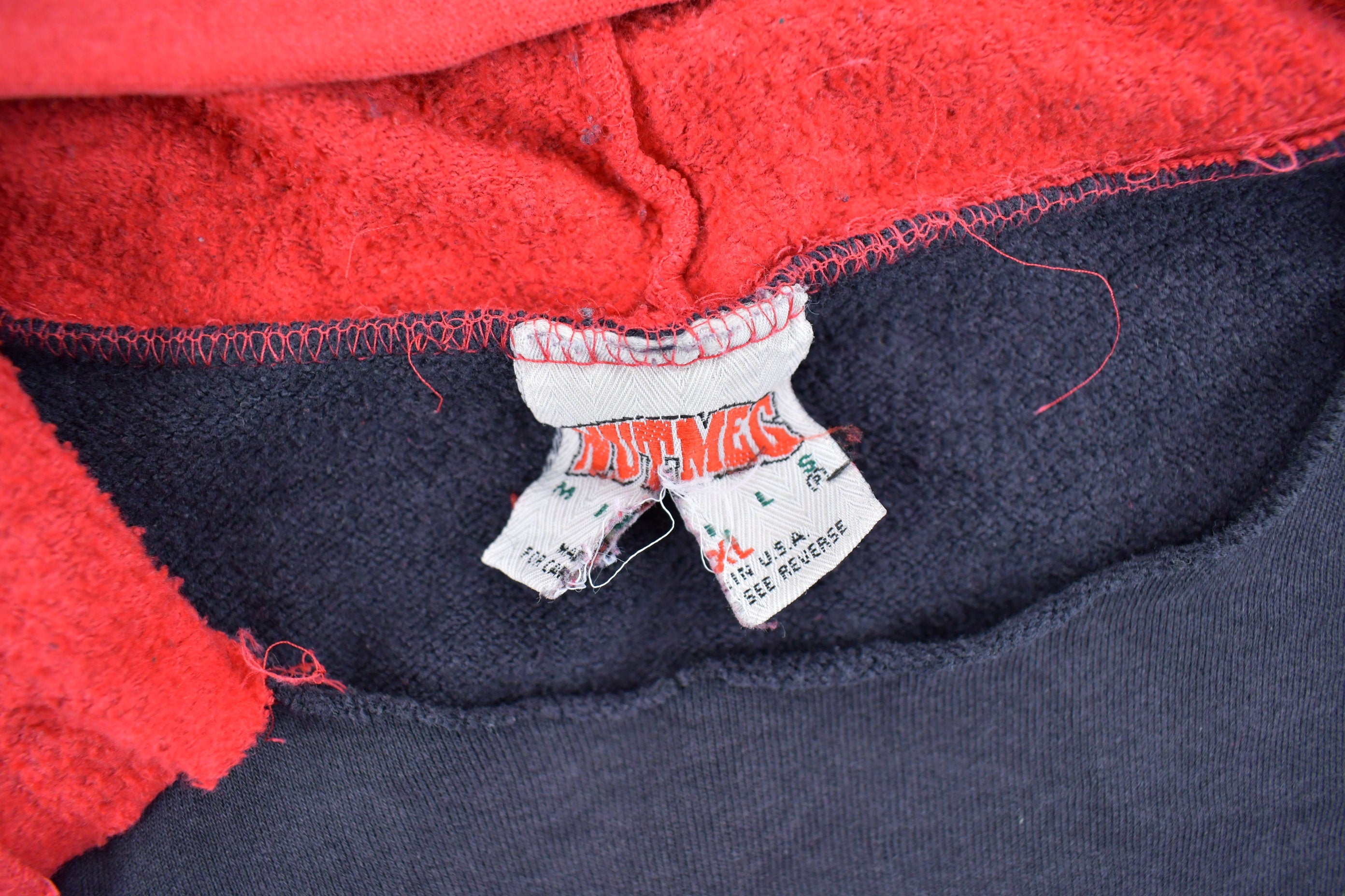 Vintage 1980s Chicago Bulls NBA Hoodie Made In USA Nutmeg