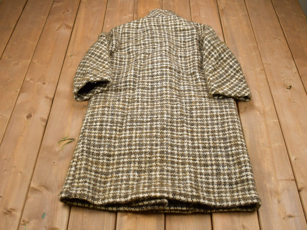 Vintage 1980s Presentation Houndstooth Wool Jacket