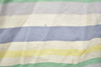 Vintage 1980s Ellettx Button Up Striped Short Sleeve Shirt