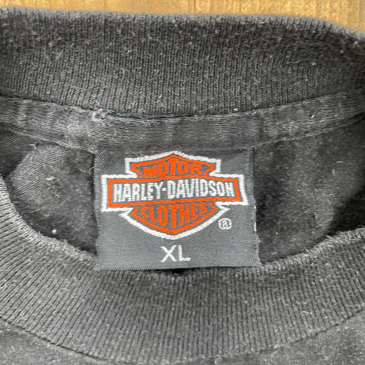 Vintage 1989 Harley Davidson Motorcycles 3D Emblem Eagle T-Shirt