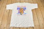 Vintage 1990s Rocky Mountain Oysters Rock Creek Lodge Montana Souvenir Travel T-Shirt Made In USA