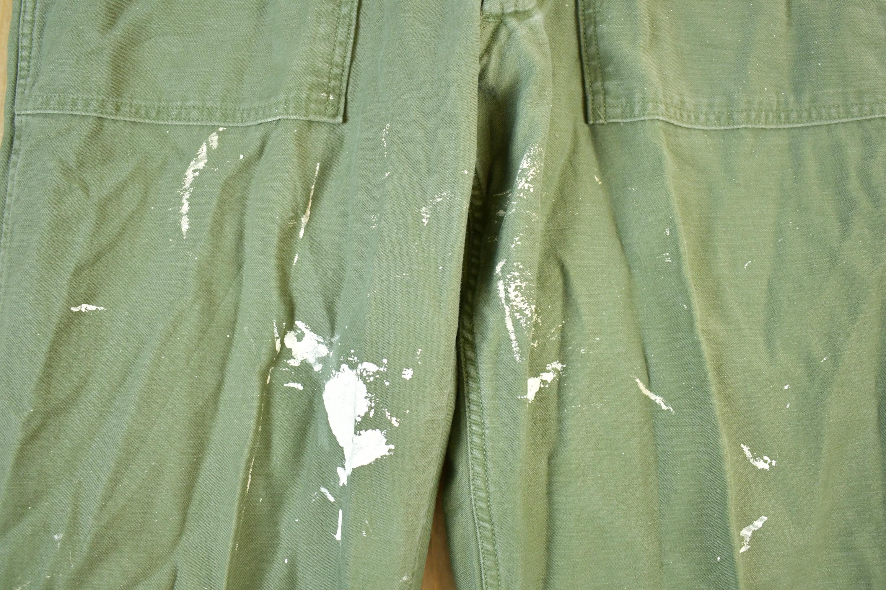 Vintage 1990s Army Green Cargo Pants Size 32 x 31