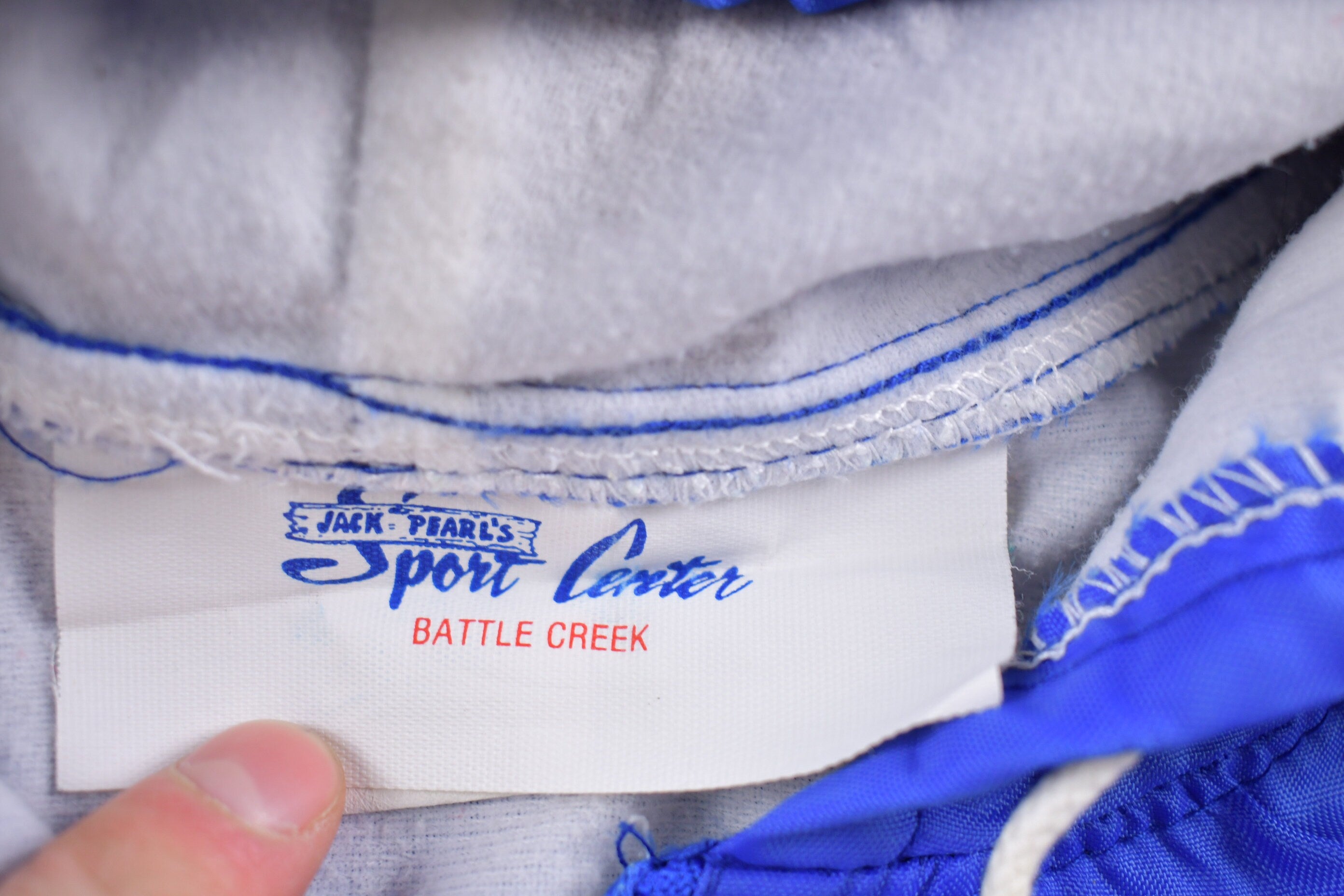 Vintage 1980s Red Arrow Soccer Club Half Zip Windbreaker Jacket