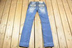 Vintage Y2K Miss Me Bedazzled Low Rise Jeans Size 26x33