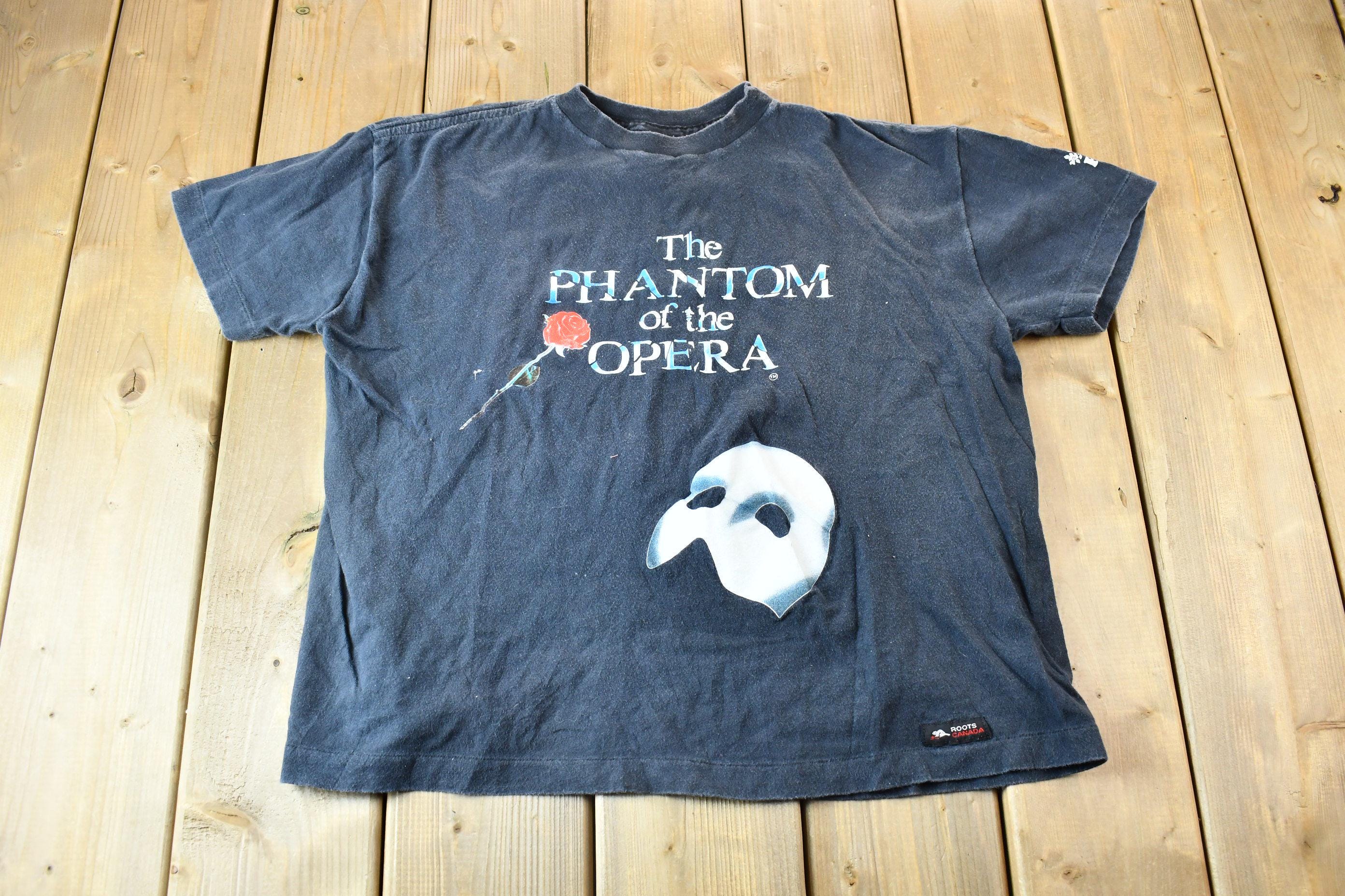 Vintage 1990s Roots Athletics Phantom of the Opera Graphic T-Shirt