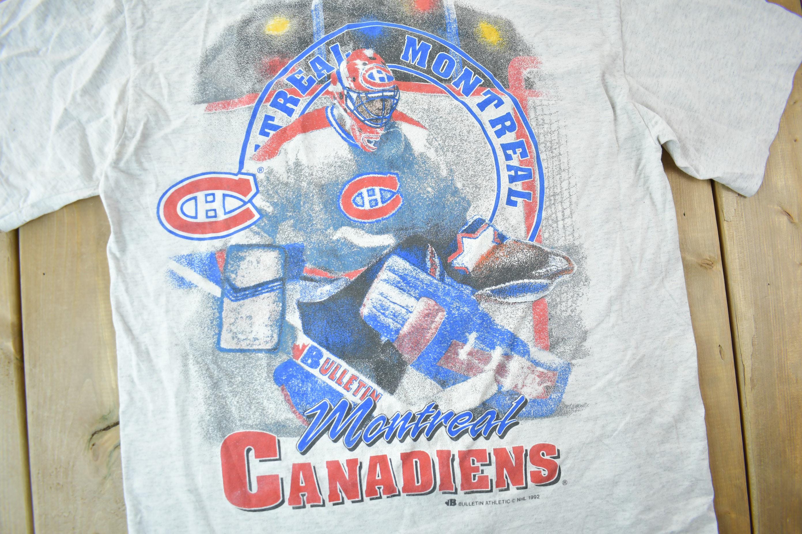Vintage 1992 Montreal Canadiens NHL Graphic T-Shirt