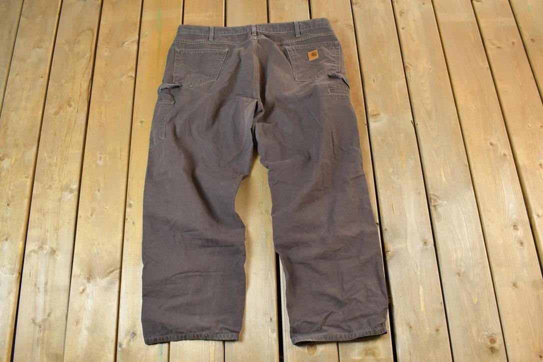 Vintage 1990s Carhartt Wide Leg Work Pants Size 42 x 30