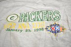Vintage 1998 Green Bay Packers NFL Football Russell Athletic Embroidered Crewneck Sweatshirt Made In USA