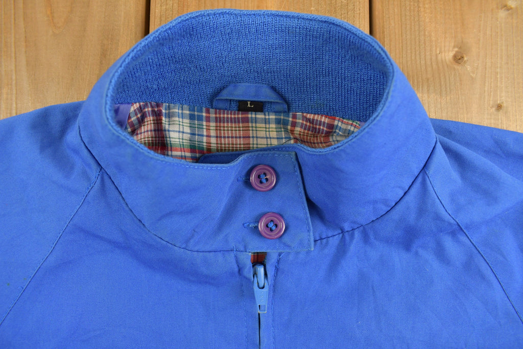 Vintage 1990s Foxland Blue Outerwear Harrington Jacket