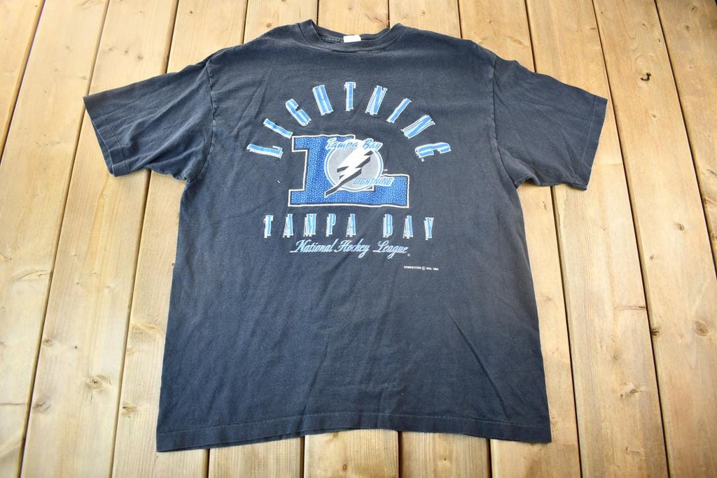 Vintage 1994 Tampa Bay Lightning NHL Hockey Graphic T-Shirt