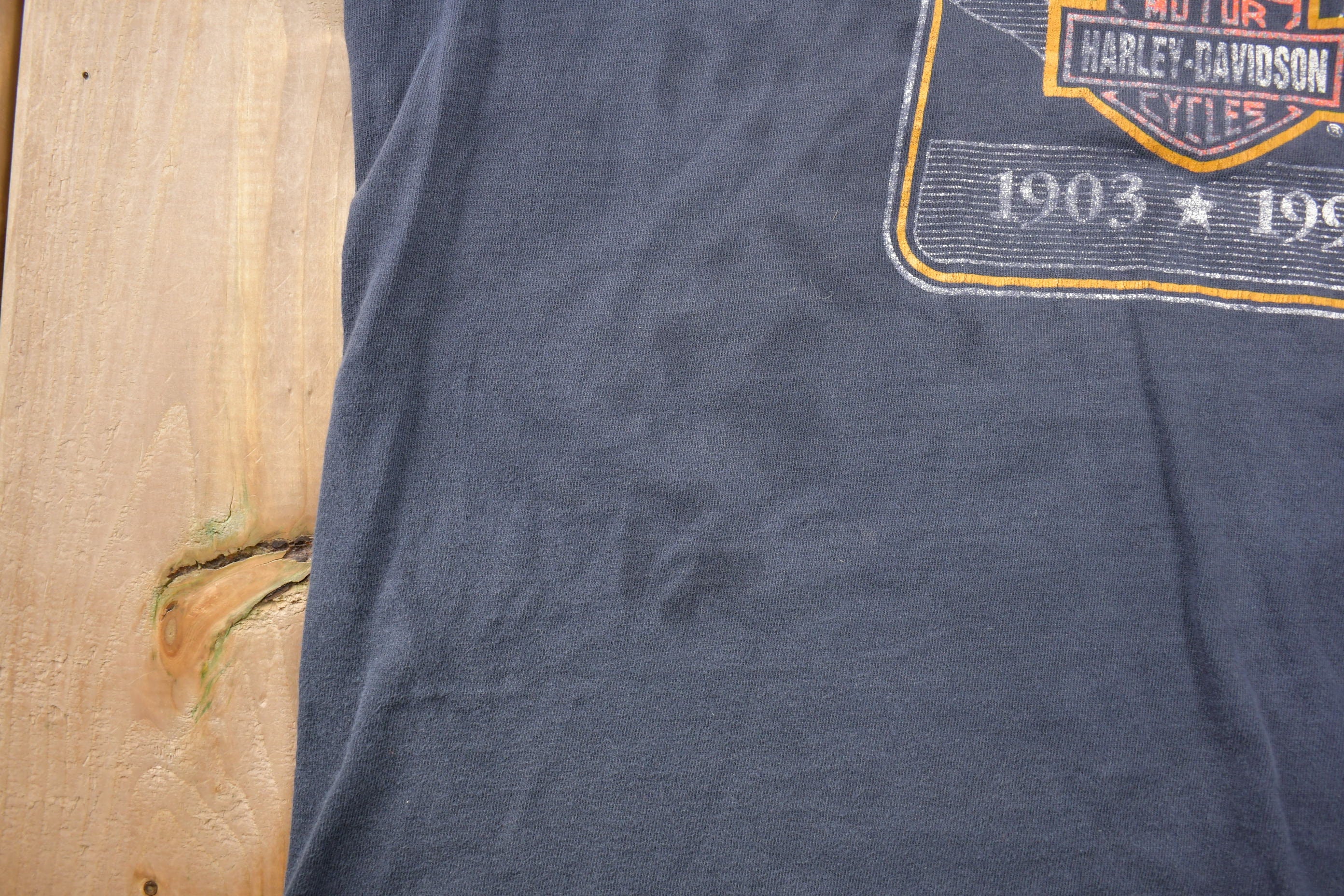 Vintage 1993 The Reunion 90 Years Harley Davidson T-Shirt