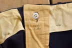 Vintage 1950 Wool Navy Blue Trousers