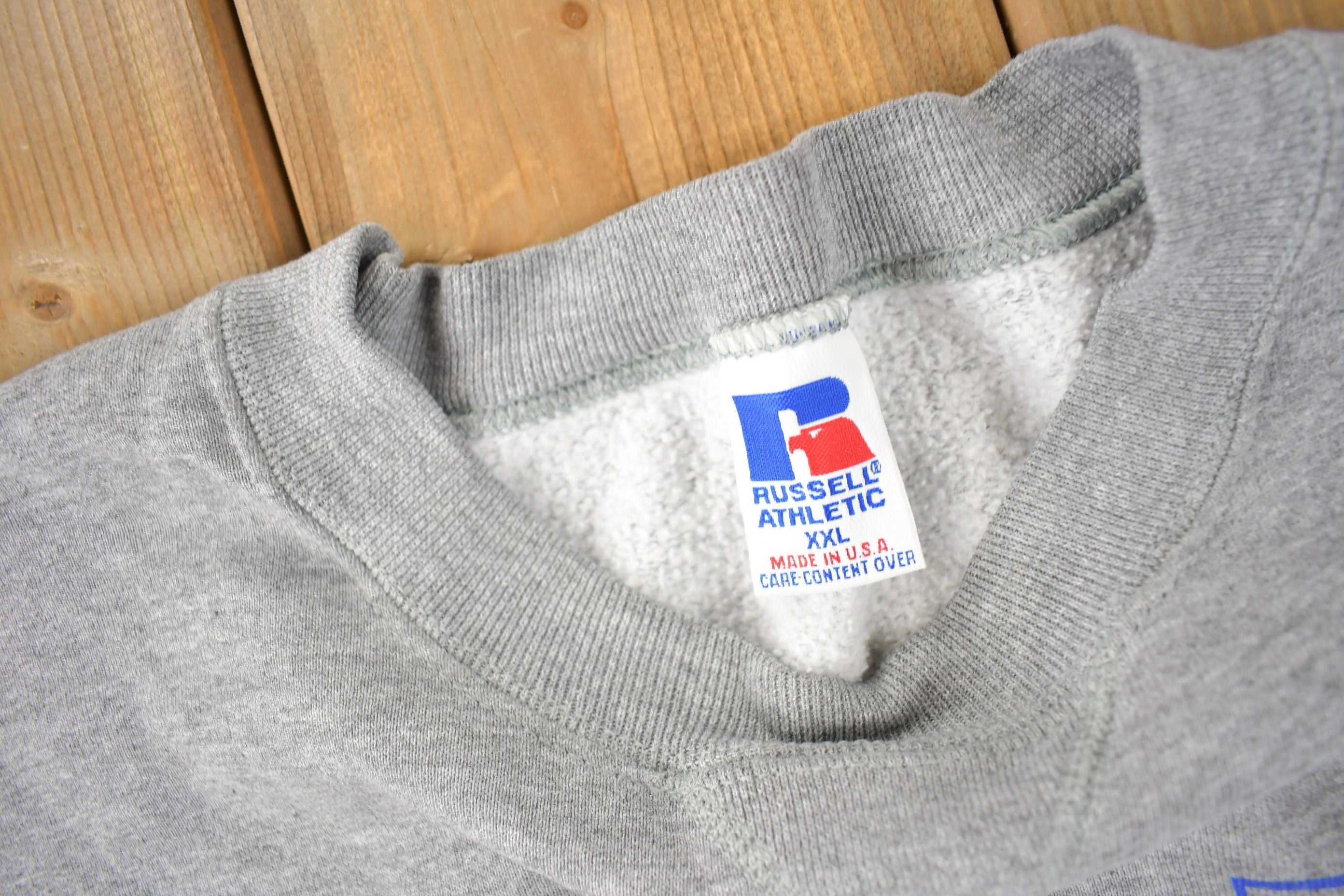 Vintage 1990s NAU Baseball Collegiate Russell Athletics Crewneck Made In USA