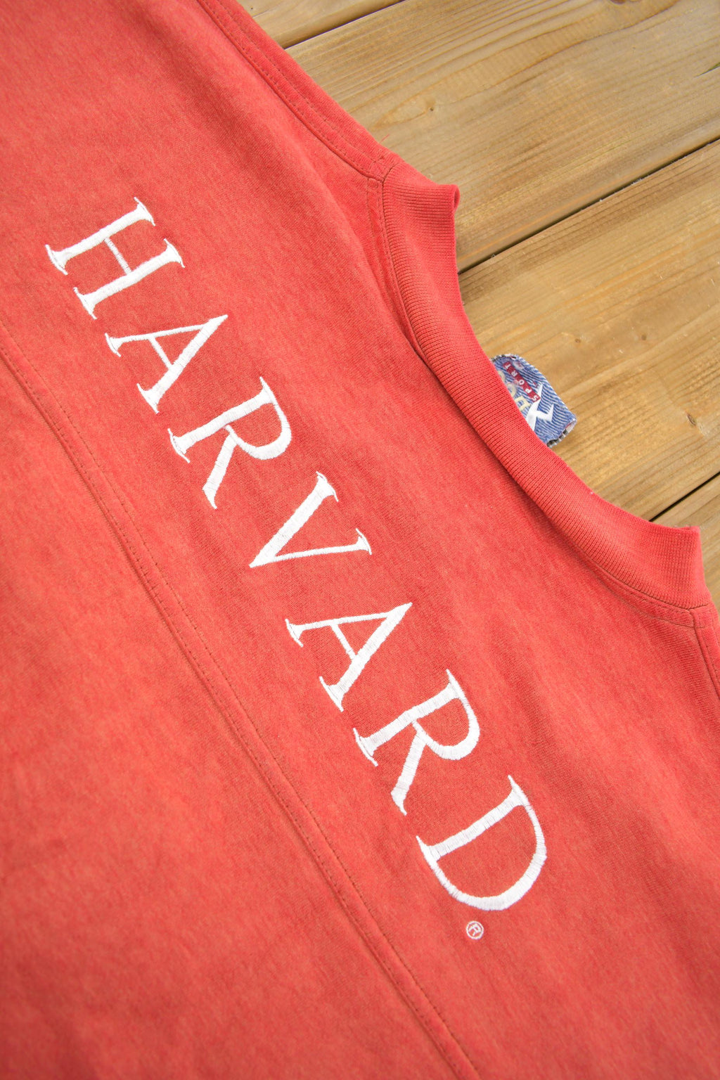 Vintage 1990s Harvard University Crimson NCAA Collegiate Crewneck