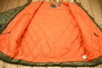 Vintage 1990s Nautica Jeans Co Fur Hood Winter Parka Jacket