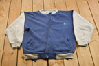 Vintage 1990s Cherokee Varsity Button Up Sweatshirt