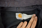 Vintage Distressed Carhartt Full Zip Thermal Lined Hoodie Sweatshirt Men's XL