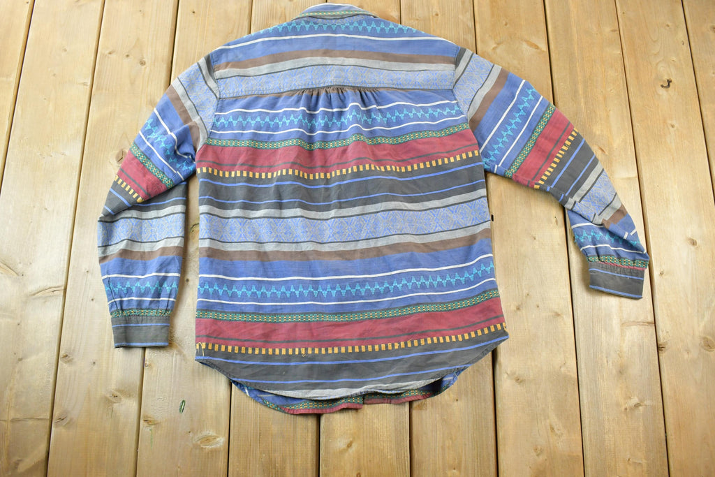 Vintage 80s Backroad Blues Western Button Up Shirt