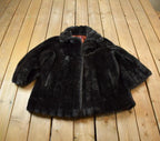 Vintage 1970s Avec Tu Genuine Fabric Fur Coat