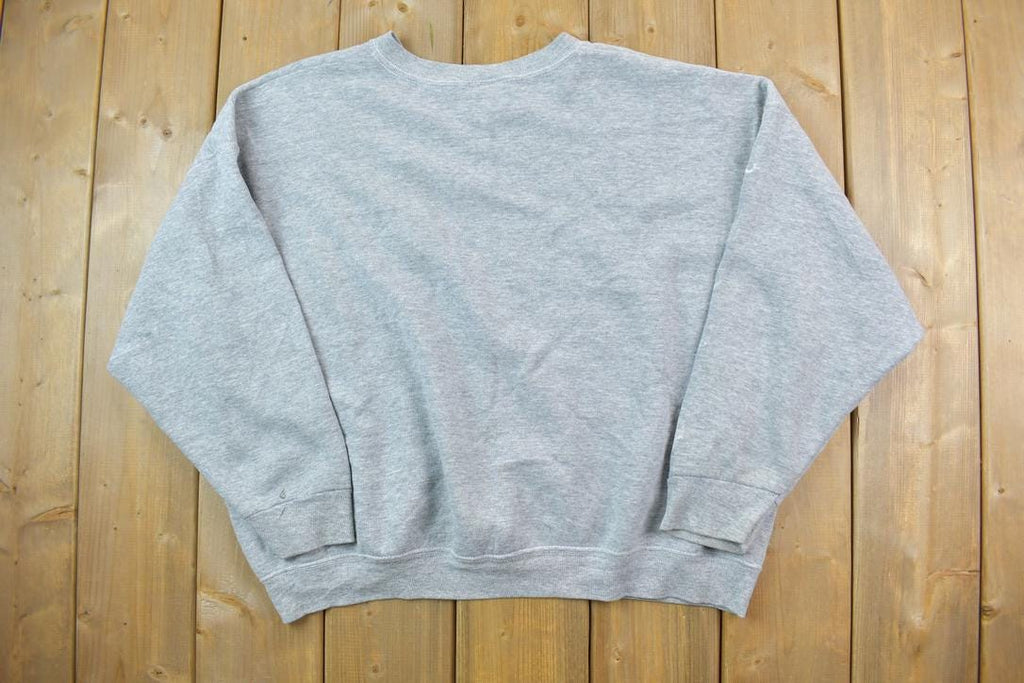 Vintage 1990s Mickey Mouse Disney Crewneck / Vintage Sweatshirt / Vintage Disney / Mickey / Embroidered / Made In USA