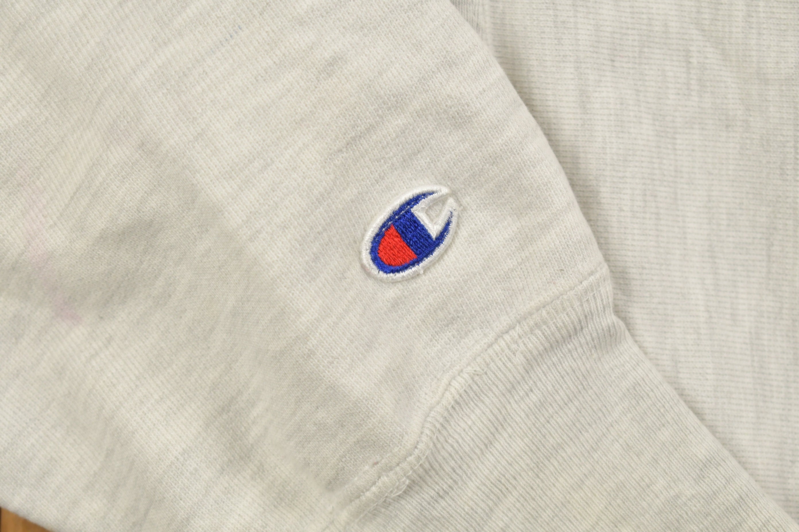 Vintage 1990s Stonehill University Collegiate Champion Reverse Weave Hoodie