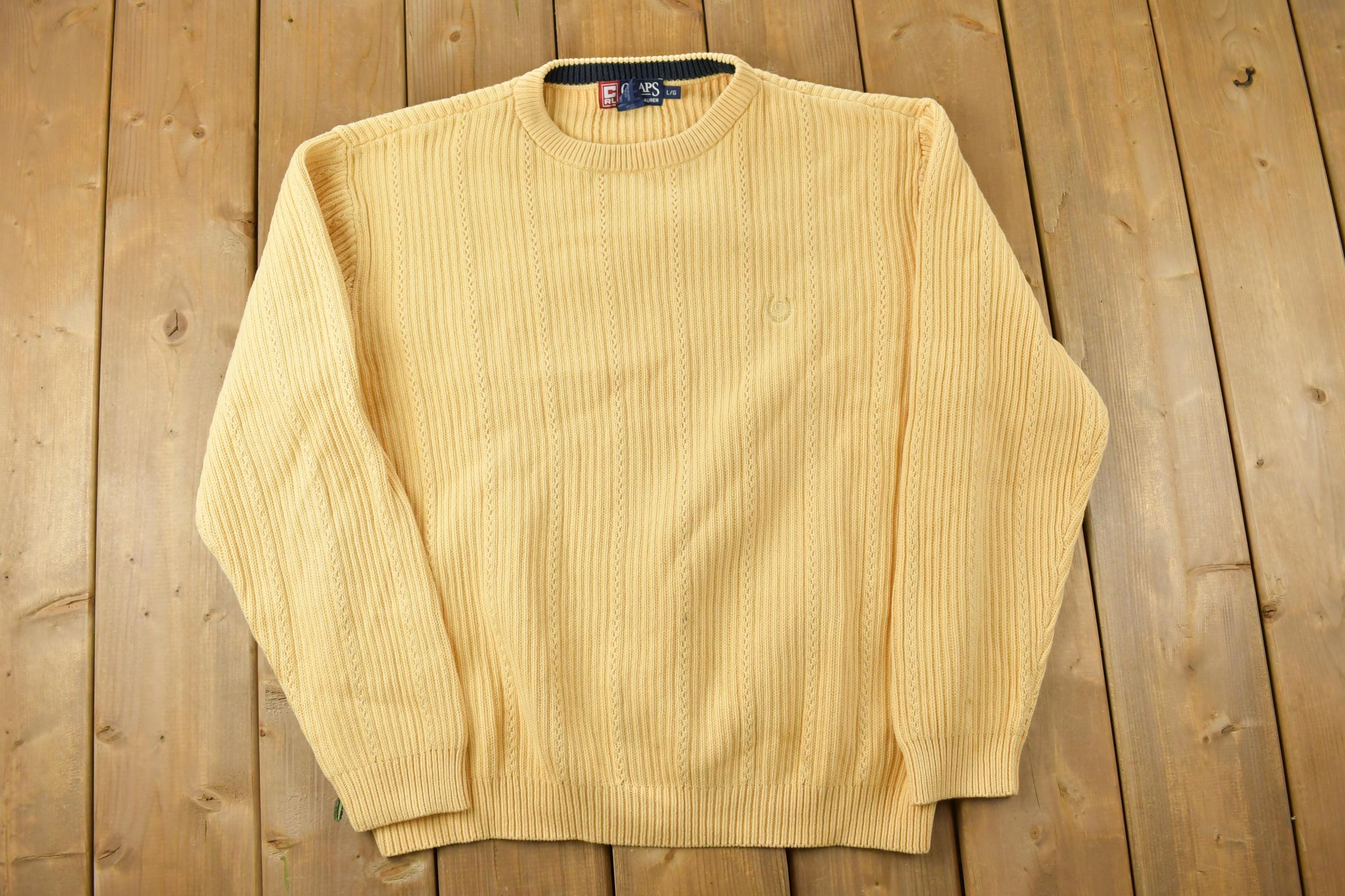 Vintage 1990s Chaps Ralph Lauren Knit Crewneck Sweater