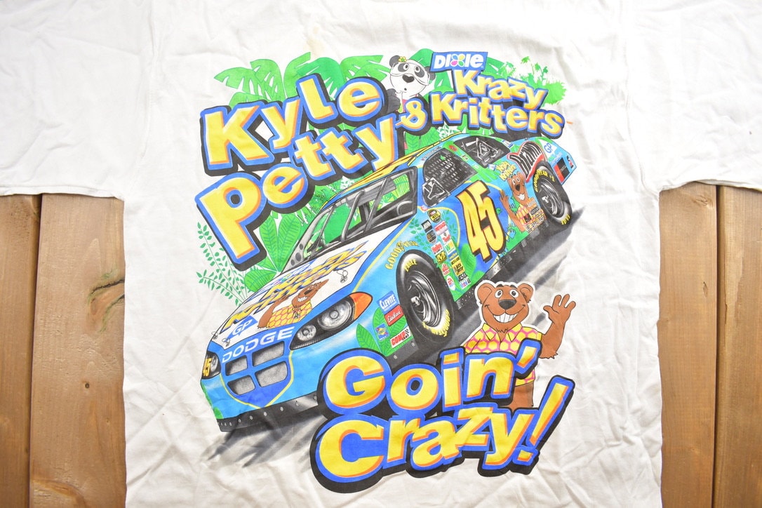 Vintage 1990s Kyle Petty NASCAR Racing T-Shirt