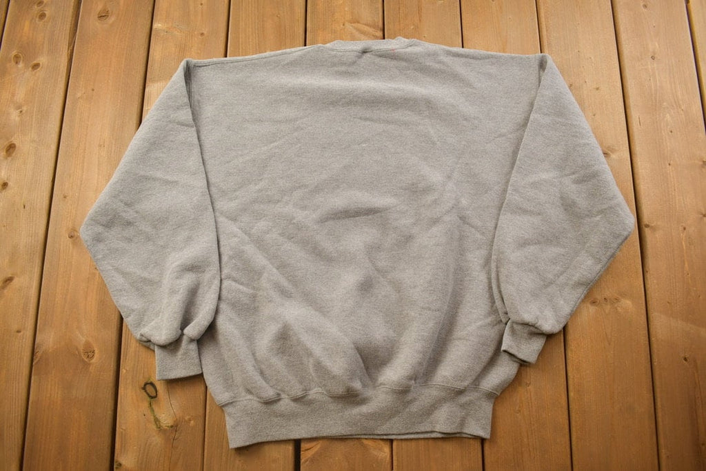 Vintage 1990s Mystic Lake YMCA Camp Russell Crewneck Sweatshirt / 90s Crewneck / Made In USA / Streetwear / Embroidered