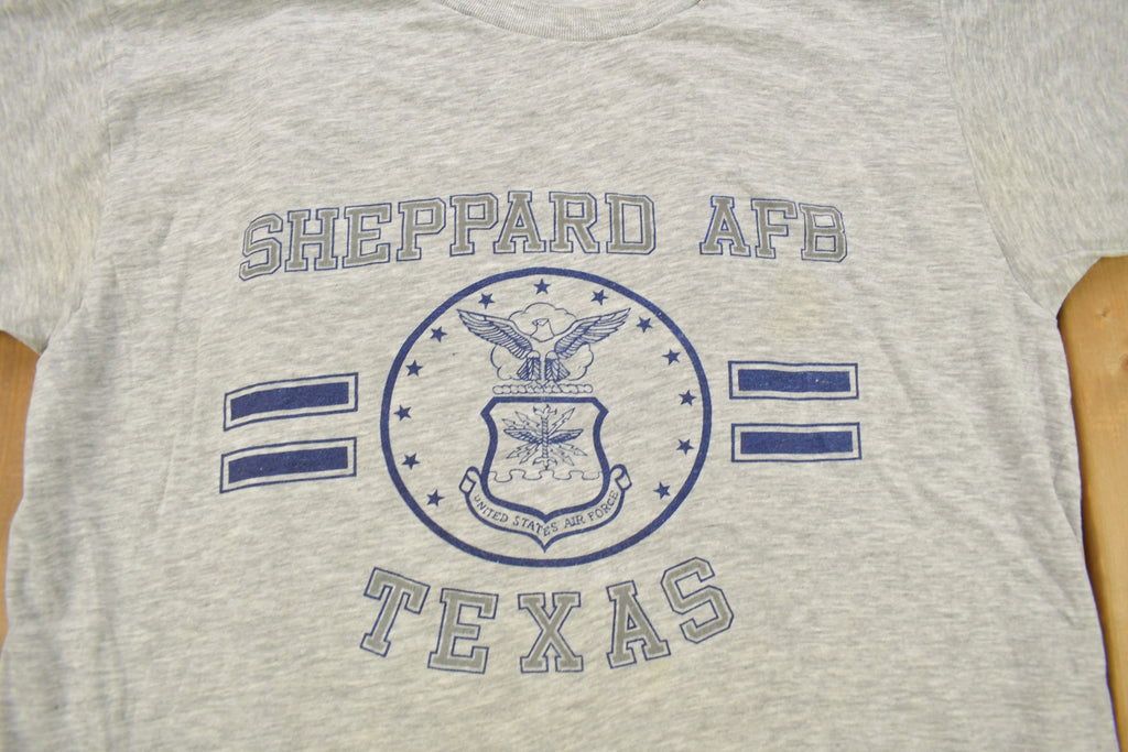 Vintage 1990s Sheppard Air Force Base Texas Graphic T Shirt