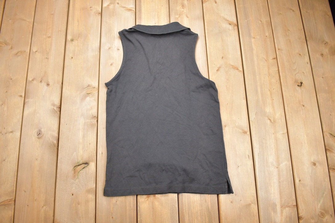 Vintage 1990s Eddie Bauer Blank Collared Tank Top