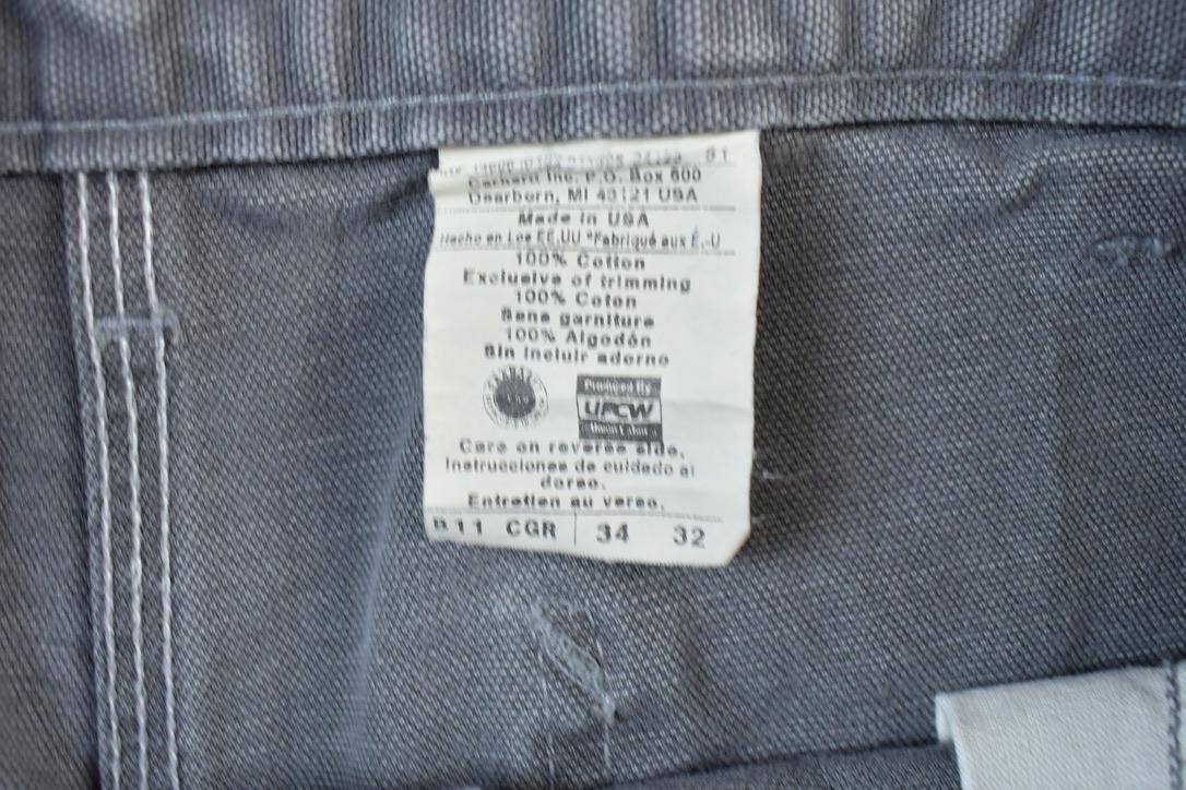 Vintage 1990s Carhartt Wide Leg Work Pants Size 34 x 32