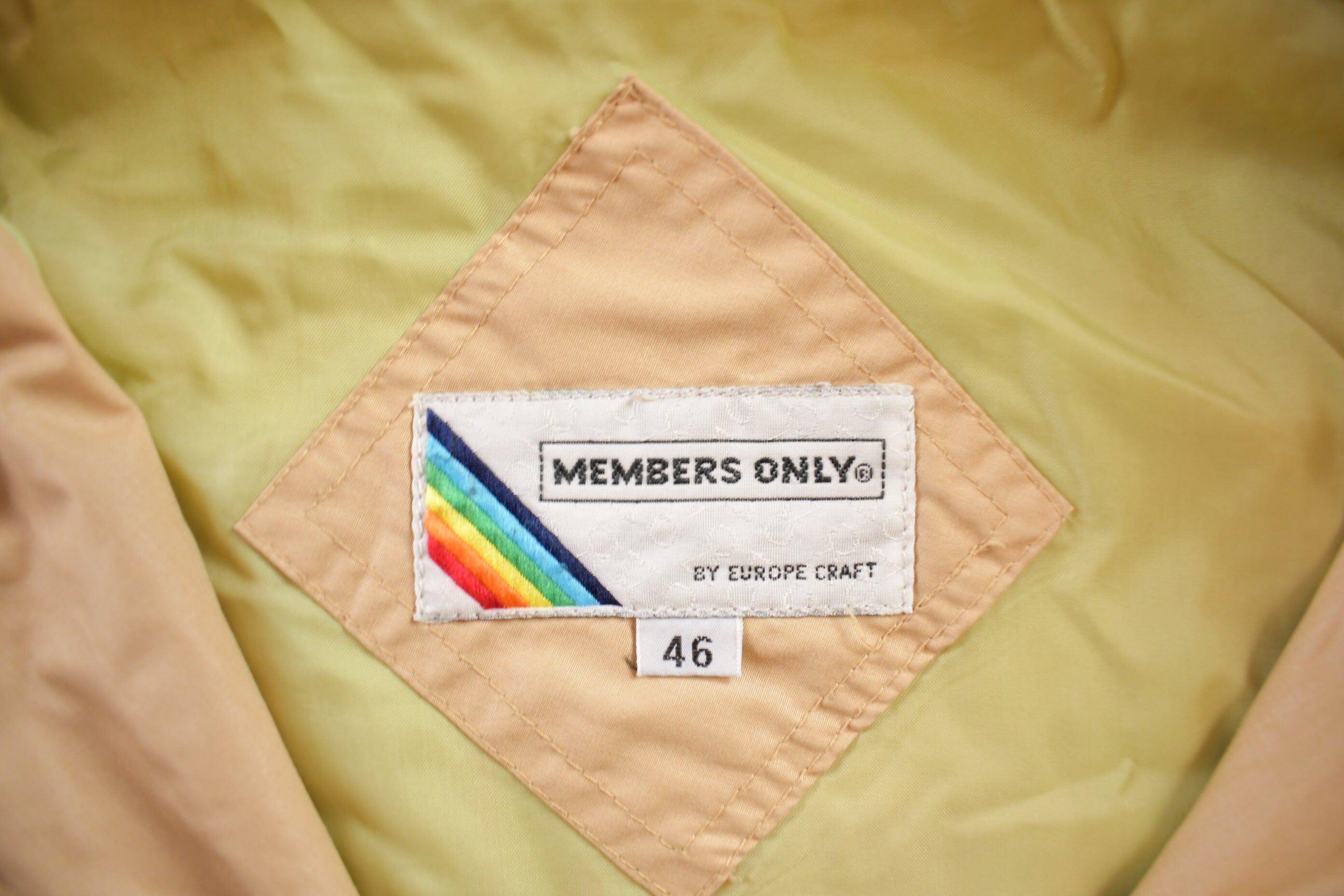 Vintage 1990s Coca Cola Members Only Bomber Jacket