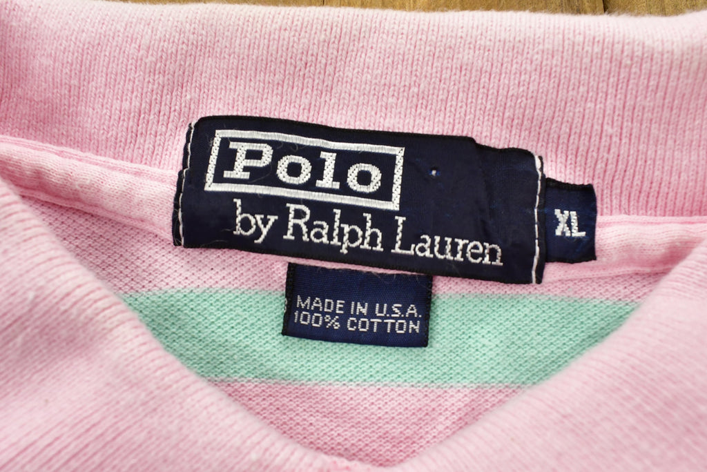 Vintage Polo Ralph Lauren Small Pony Polo Shirt Made In USA