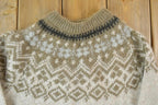 Vintage 1980s Woolrich 100% Wool Knit Crewneck Sweater /