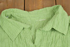 Vintage 1990s Blank Green Button Up Shirt