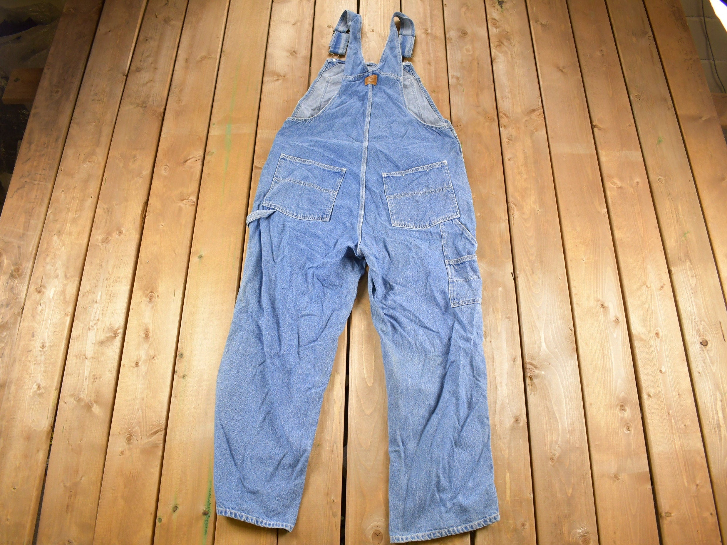 Vintage 1990s Walls Denim Jean Overalls Size 40 x 28