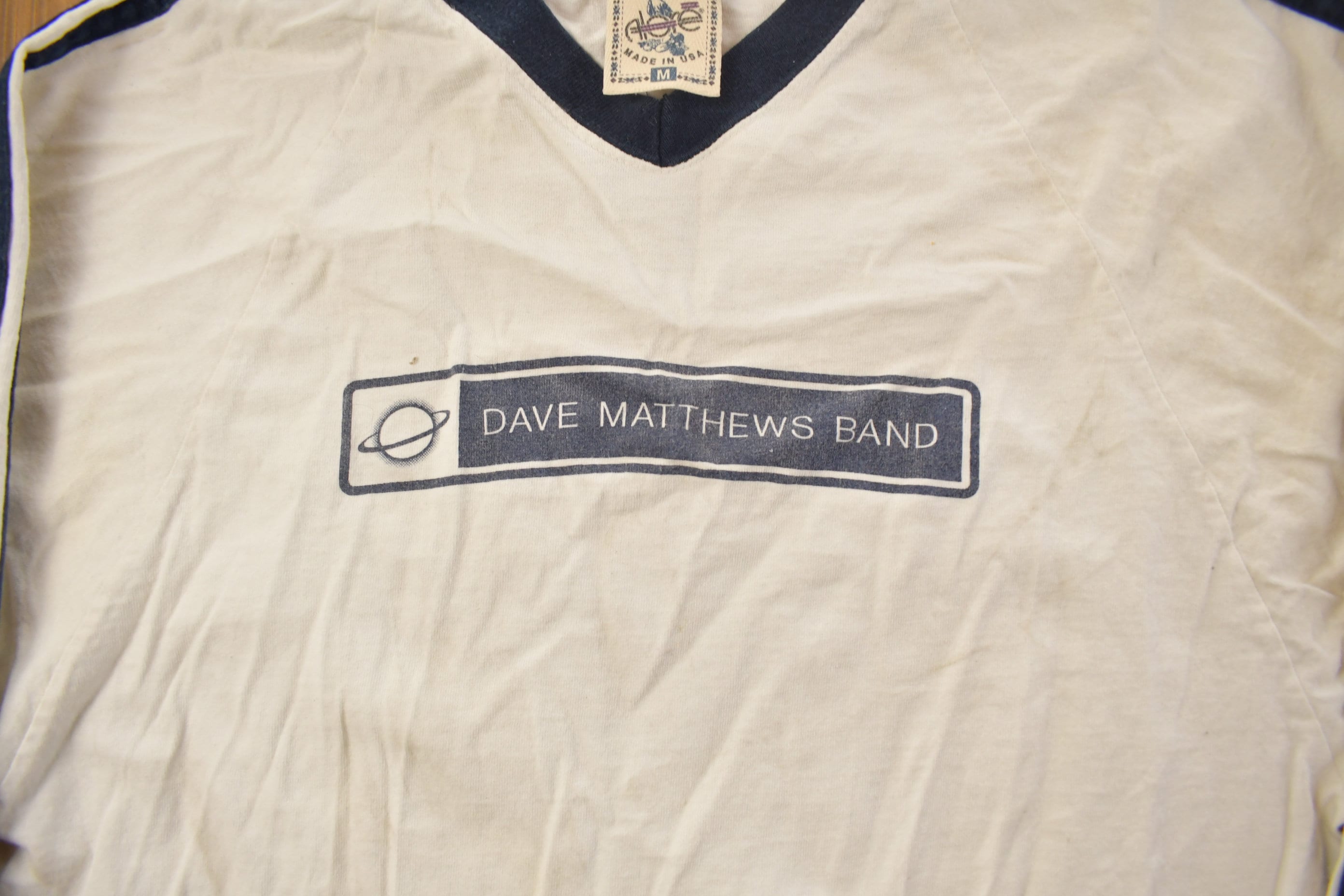Vintage 1990s Dave Matthews Band Long Sleeve T-shirt  Band Tee  Music Tee  Made in USA  Music Promo  Premium Vintage