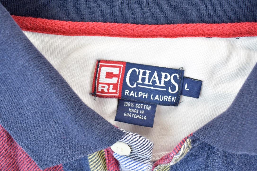 Vintage 1990s Chaps Ralph Lauren Plaid Button Up Shirt / 1990s Button Up / Vintage Flannel / Basic Button Up