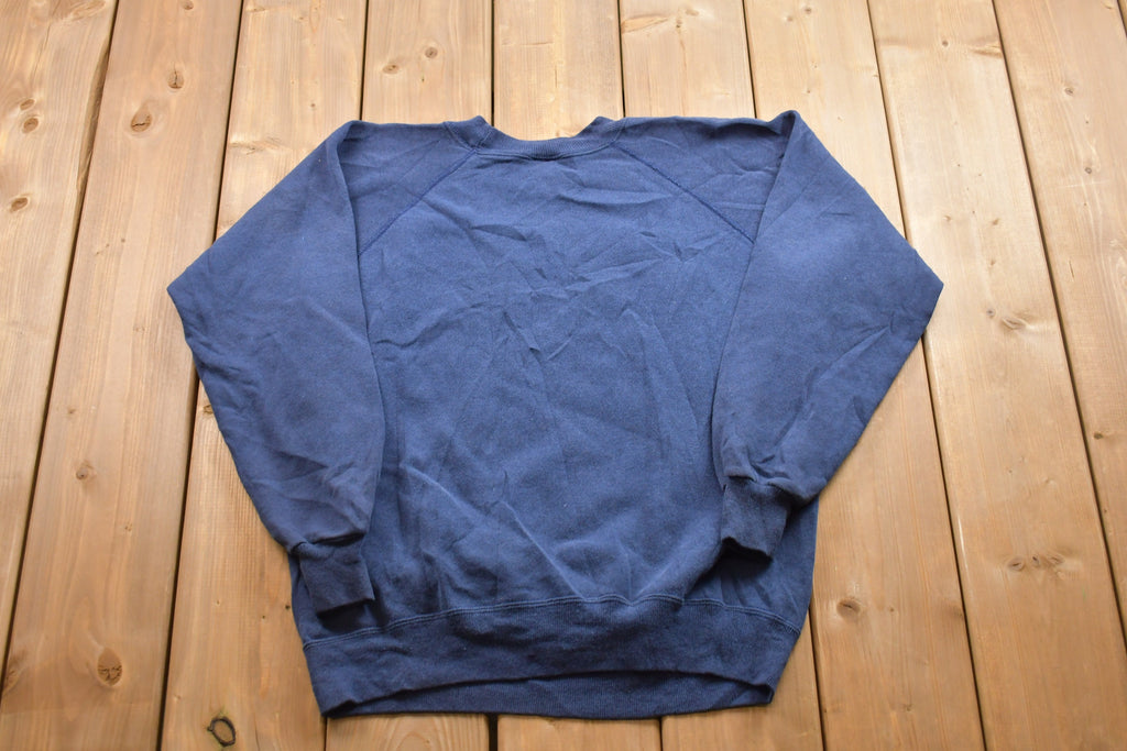 Vintage 1980s Blank Raglan Essential Crewneck Sweatshirt