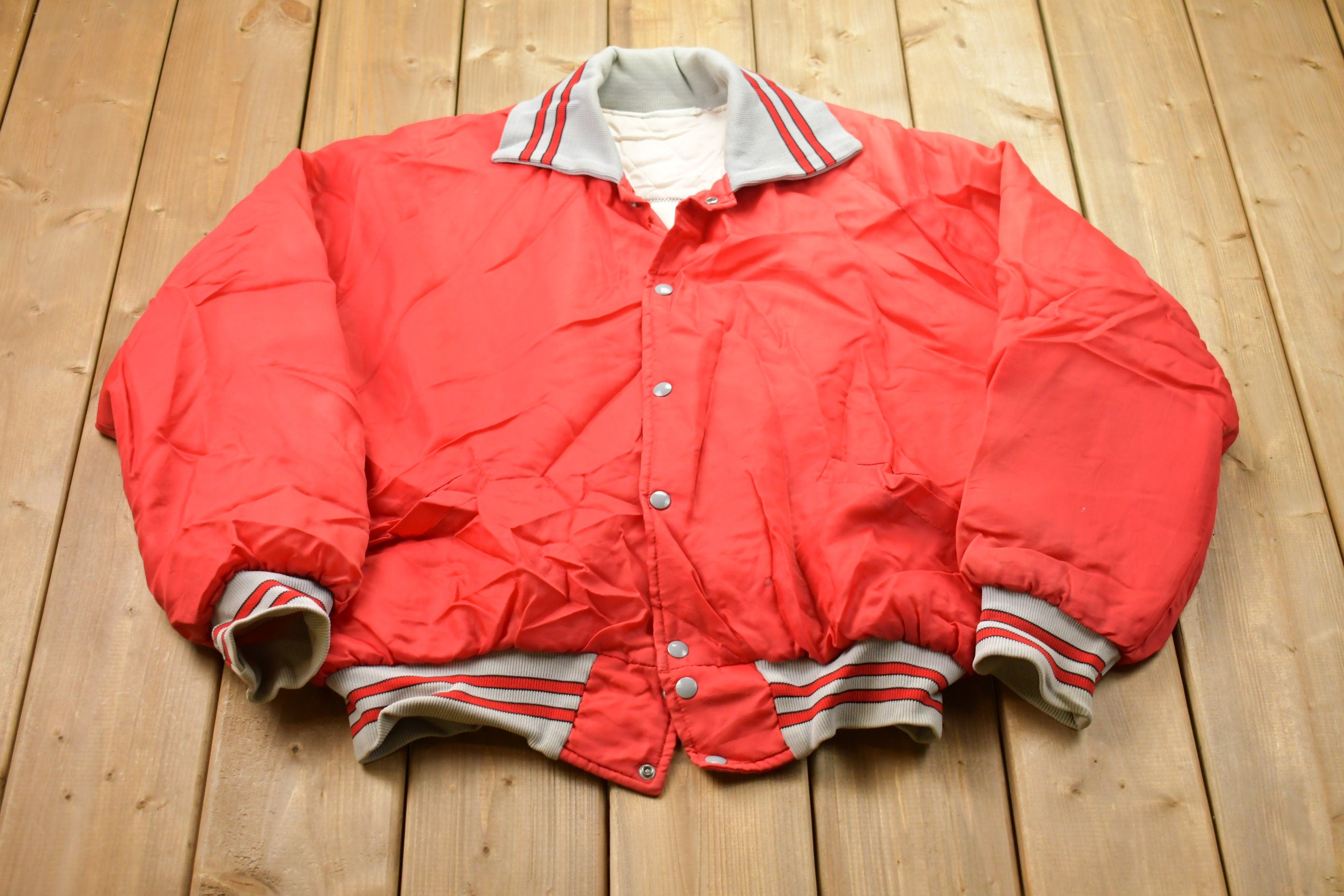 Vintage 1980s University of Ohio State Buckeyes Collegiate Jacket
