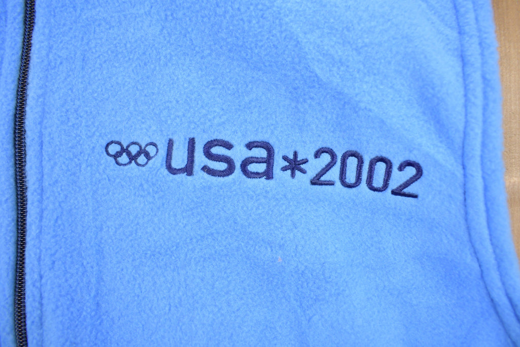 Vintage 2002 Roots Olympics Fleece Sweater Vest