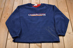 Vintage 1990s University Of Wisconsin Oshkosh Embroidered Fleece Sweater