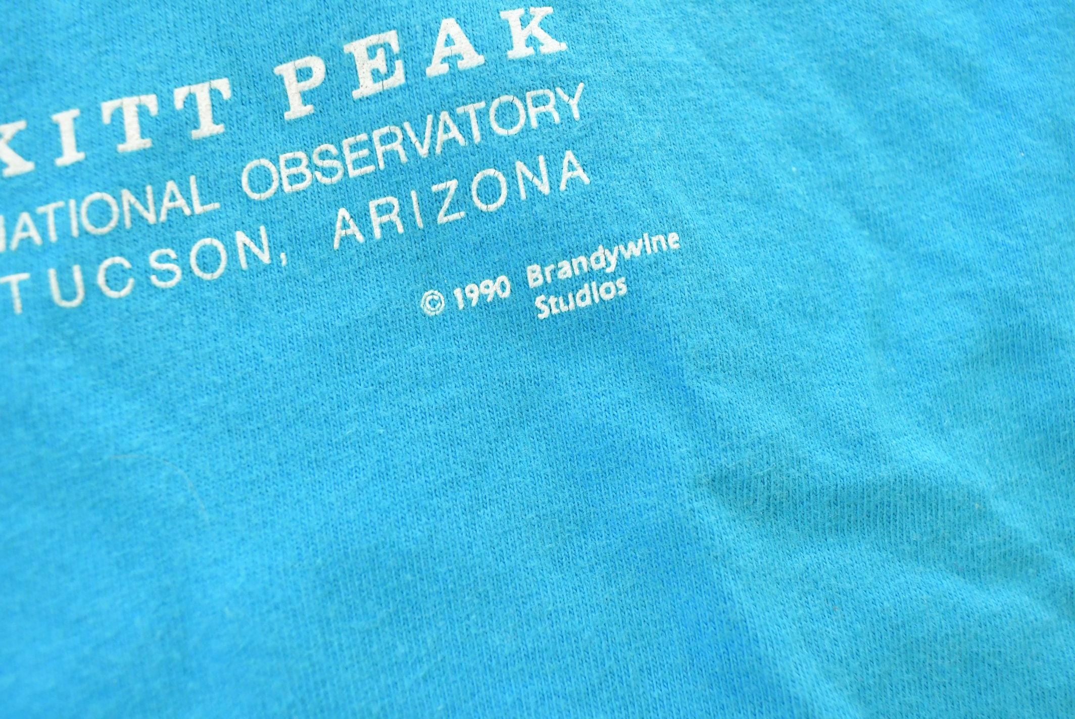 Vintage 1990s Observatory Milky Way Galaxy Space Astronomy T-Shirt Size M / Made in USA / Single Stitch / Tucson Arizona / 90s / 1990s