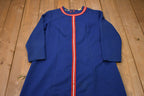 Vintage 1960s Flutterbye Wool Dress