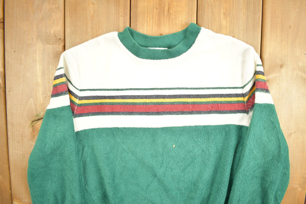Vintage 1990s Present Co Stripe Sweatshirt