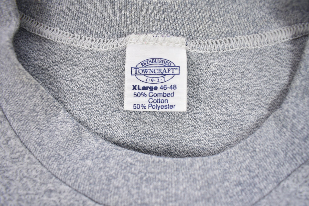 Vintage 1990s Simple Heather Grey Blank T Shirt