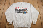 Vintage 1990s Grandparent Marine Graphic Crewneck Sweater /