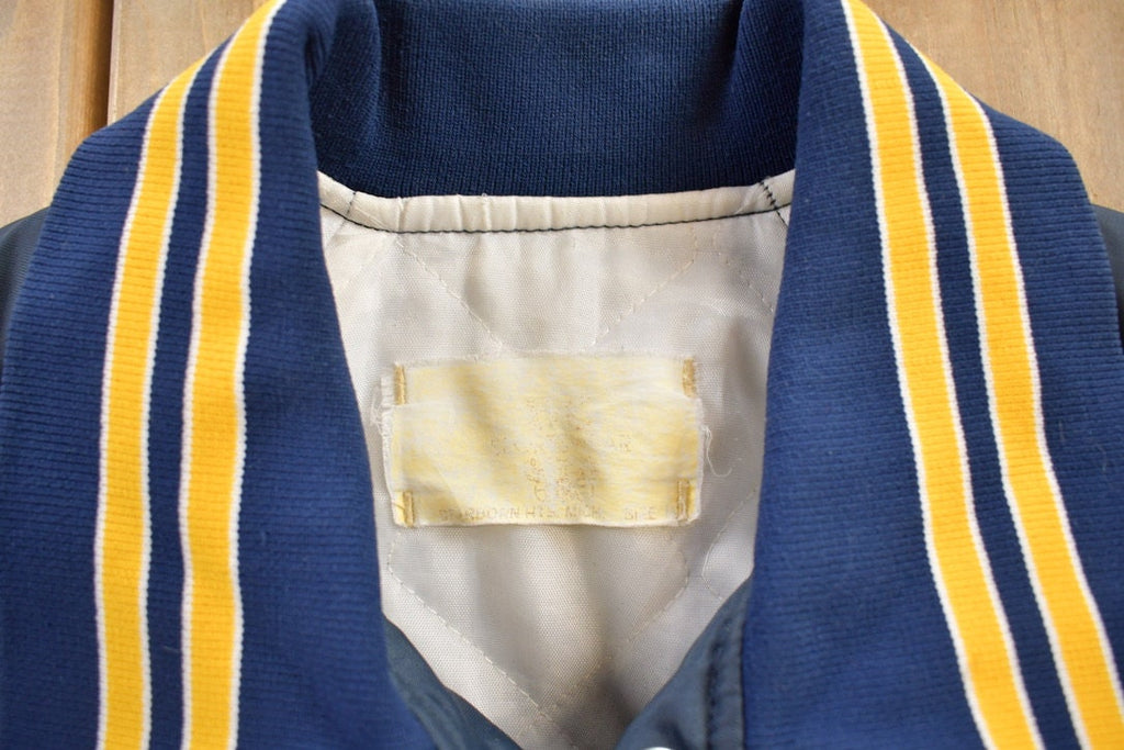 Vintage 1980s Brainerd Community College Bomber Jacket